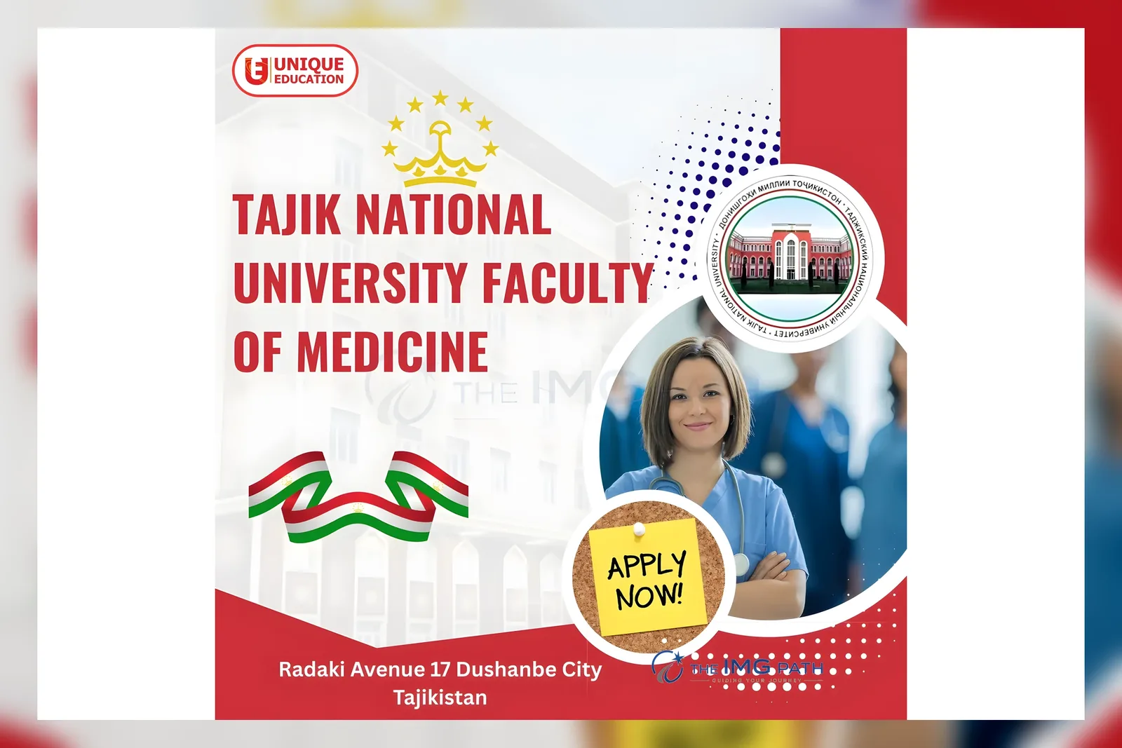 Tajik National University Faculty of Medicine campus, Dushanbe, Tajikistan